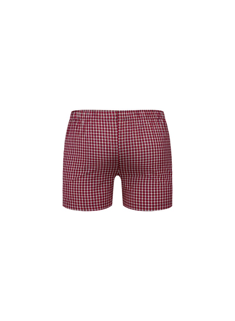 John Gladstone Men's Cotton Woven Boxer - Pack of 2 - Image 4